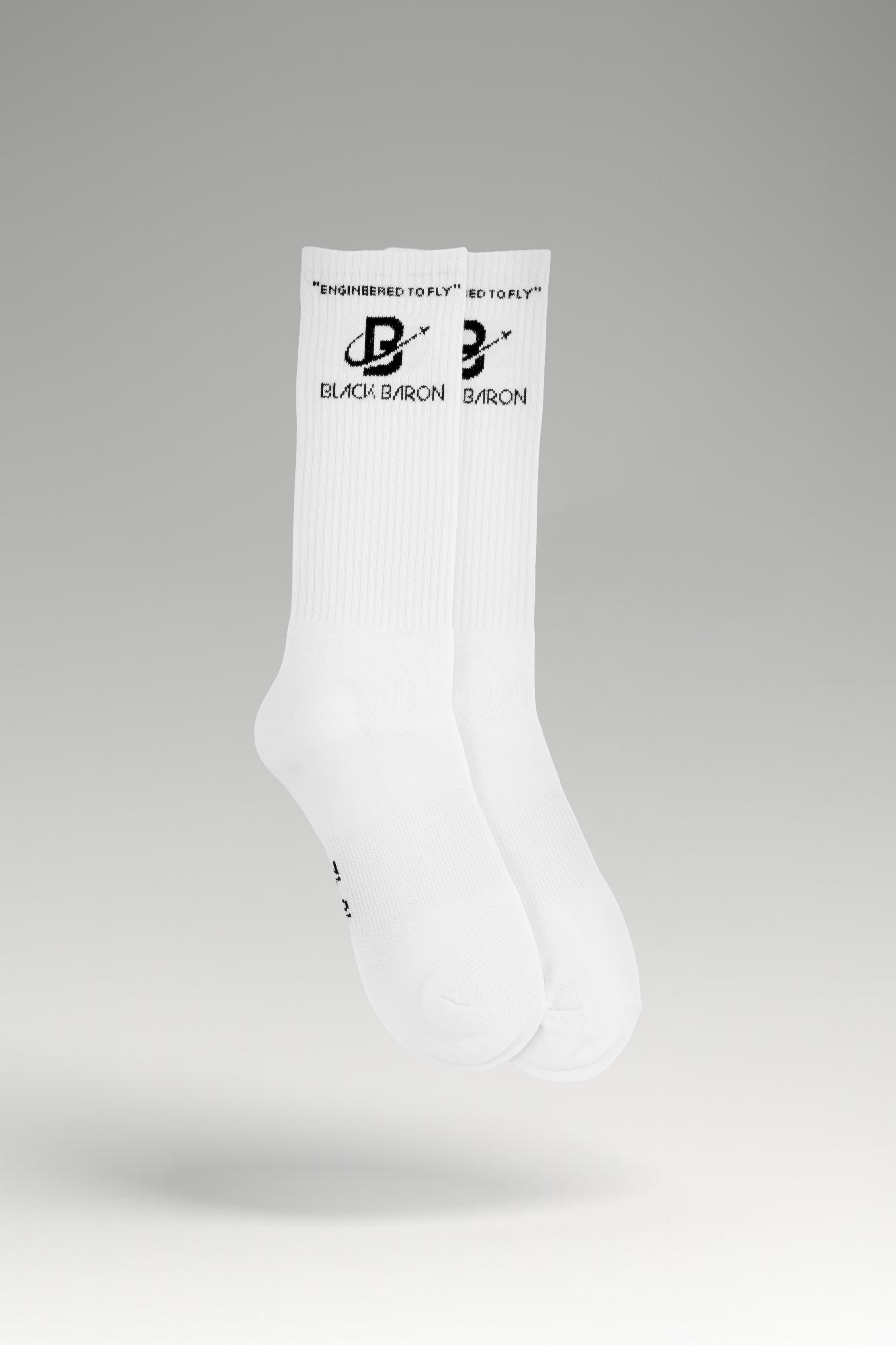High Crew White Socks