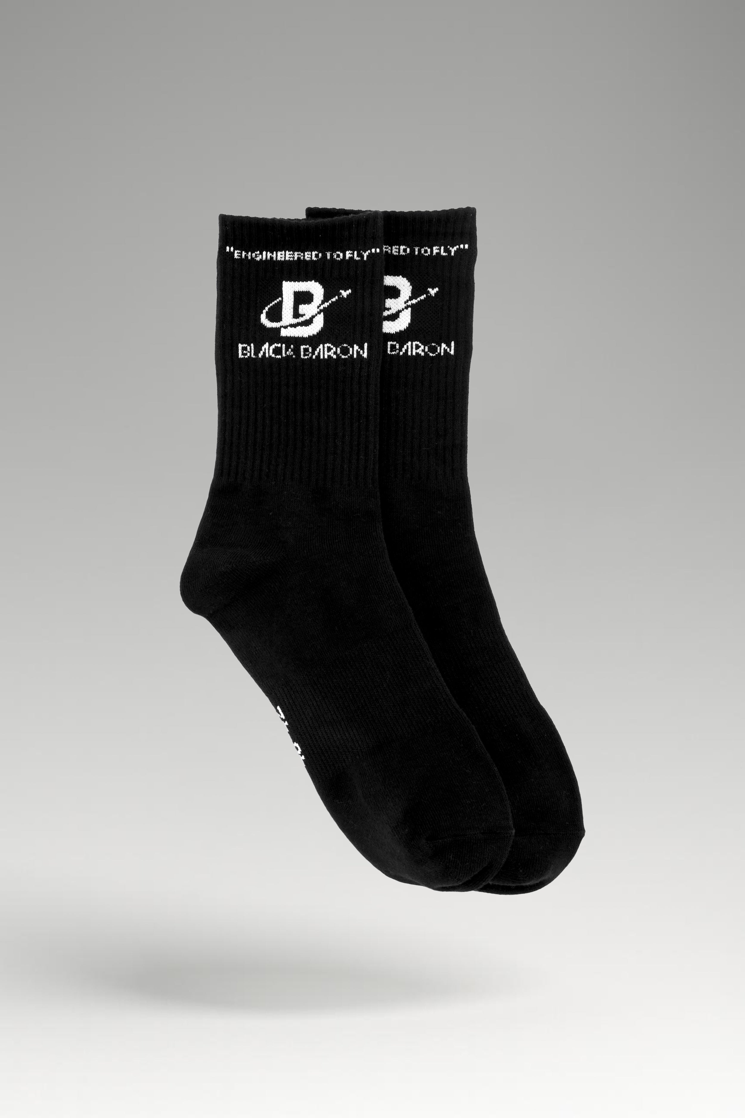 Low Crew Black Socks
